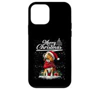 Merry Christmas Beagle Santa Hat Dog Lovers Xmas Carcasa para iPhone 12 Mini