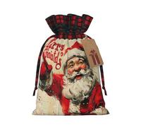 Merry Christmas - Bolsa resistente con cordón de 4.7 x 6.9 pulgadas, bolsa de regalo moderna y práctica para necesidades diarias, 1 unidad
