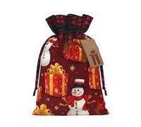 Merry Christmas - Bolsa resistente con cordón de 4.7 x 6.9 pulgadas, bolsa de regalo moderna y práctica para necesidades diarias, 1 unidad