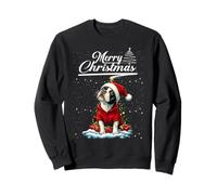 Merry Christmas Boston Terrier Santa Hat Dog Lovers Xmas Sudadera