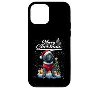 Merry Christmas Cane Corso Santa Hat Dog Lovers Xmas Carcasa para iPhone 12 Mini