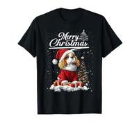 Merry Christmas Cavalier King Charles Spaniel Santa Xmas Camiseta