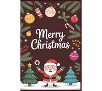 Merry Christmas: Christmas Gift for Coworker, Team & Boss I Universal Secret Santa Gift for Woman & Man I Journal Xmas Notebook with Personalised Xmas Wish I Notebook with 100 Lined Pages