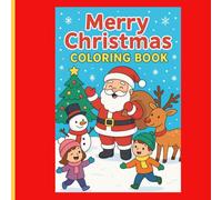 Merry Christmas Coloring Book For Kids