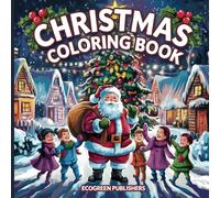 Merry Christmas Coloring Book: Simple & Joyful Holiday Art: 187 Large Print Coloring Pages for Kids