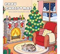Merry Christmas Cute & Comfy Colouring Book: Bold and Easy Large Print Winter Designs for Adults, Teens, and Kids | Simple Hand-Drawn Illustrations for Stress Relief and Relaxation