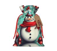 Merry Christmas Day 1 bolsa de Navidad con cordón de 8.3 x 11.8 pulgadas, bolsa robusta para regalos y artículos esenciales de uso diario