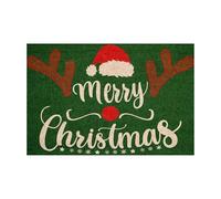 Merry Christmas Door Mat - Festive Non-Slip Entry Rug for Home, Office, School, Dormitory, Bedroom, Apartment, Garden, Holiday Welcome Indoor Outdoor Winter & Birthday Decorations