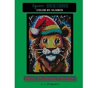 Merry Christmas Everyone - Color by Number book Premium paper