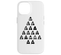 Merry Christmas - Feliz Navidad - Árbol Negro Carcasa para iPhone 14
