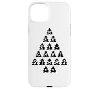 Merry Christmas - Feliz Navidad - Árbol Negro Carcasa para iPhone 15 Plus