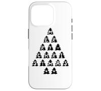 Merry Christmas - Feliz Navidad - Árbol Negro Carcasa para iPhone 16 Pro