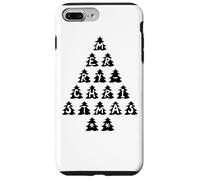 Merry Christmas - Feliz Navidad - Árbol Negro Carcasa para iPhone 7 Plus/8 Plus