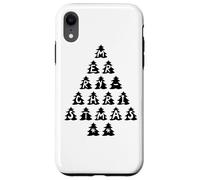 Merry Christmas - Feliz Navidad - Árbol Negro Carcasa para iPhone XR