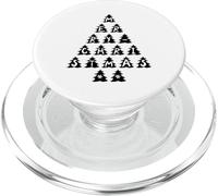 Merry Christmas - Feliz Navidad - Árbol Negro PopSockets PopGrip para MagSafe