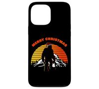 Merry Christmas - Funny Mysterious Bigfoot Sunset (Black) Carcasa para iPhone 13 Pro MAX