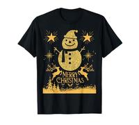 Merry Christmas Funny Snow Man For Men Women Kids Camiseta