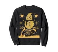 Merry Christmas Funny Snow Man For Men Women Kids Sudadera