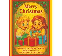Merry Christmas: Get into the festive spirit with our 50-page Christmas coloring book!