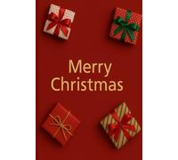 Merry Christmas: Gift For You.Christmas Gift.Ideas Live Here.Your Story Starts Here.Your Space To Write