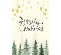 Merry Christmas: Gift For You.Christmas Gift.Ideas Live Here.Your Story Starts Here.Your Space To Write