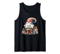 Merry Christmas GNOME Family Christmas Graphic For Xmas Camiseta sin Mangas