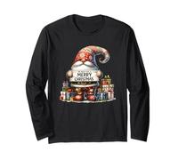 Merry Christmas GNOME Family Christmas Graphic For Xmas Manga Larga