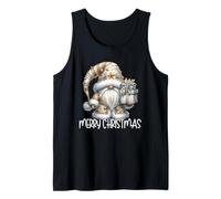 Merry Christmas GNOME Graphic For Women and Men Cute Xmas Camiseta sin Mangas