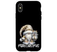 Merry Christmas GNOME Graphic For Women and Men Cute Xmas Carcasa para iPhone X/XS