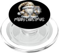 Merry Christmas GNOME Graphic For Women and Men Cute Xmas PopSockets PopGrip para MagSafe