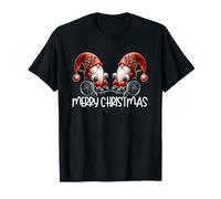 Merry Christmas Gnomes For Women Men Kids Wheelchair Santa Camiseta
