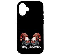 Merry Christmas Gnomes For Women Men Kids Wheelchair Santa Carcasa para iPhone 16