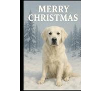 Merry Christmas - Golden Retriever Winter Notizbuch: Ein festliches Notizbuch mit süßem Golden Retriever im Schnee - Ideal für Weihnachtsgedanken, Geschenkideen & Winter-Notizen