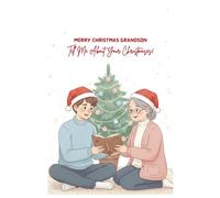 Merry Christmas, Grandson - Tell Me About Your Christmases: A Guided Christmas Memory Journal From Grandmother