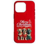 Merry Christmas Great Dane Santa Hat Cute Xmas Holiday Carcasa para iPhone 16 Pro