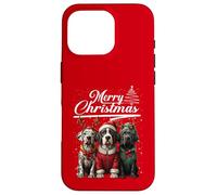 Merry Christmas Great Dane Santa Hat Cute Xmas Holiday Carcasa para iPhone 16 Pro