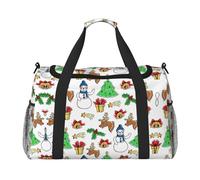 Merry Christmas Happy (2) Bolso de mano para mujer y hombre, bolso cruzado de viaje, bolso de hombro, bolso de trabajo diario