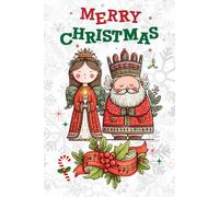 Merry Christmas & Happy New Year Journal: Cute Nutcracker and Angel Holiday Notebook for Winter Season Writing, Reflections, and Gift Giving: A ... Gratitude Notes, and Holiday Inspiration