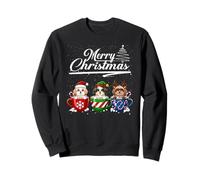 Merry Christmas Havanese Reindeer Elf Santa Squad Dog Lover Sudadera