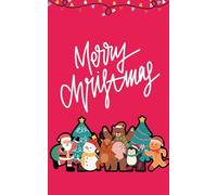 Merry Christmas Journal Notebook: Great for holiday memories, notes, gifting, and organizing | 102 Pages