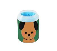 Merry Christmas - Kit de limpieza reutilizable para patas de mascotas, cerdas de silicona suave, para perros medianos a grandes