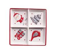 Merry Christmas Kit Para Aperitivo Xmas Blanco/Rojo