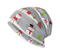 Merry Christmas Knitted Hat Women Beanie Winter Warm Beanies Men Casual Skullies Outdoor