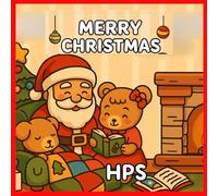 Merry Christmas Magic: Santa Claus Coloring Book for Kids: Cute Santa Characters, Fun Holiday Scenes & Easy Christmas Coloring Pages for Kids Ages 4-8