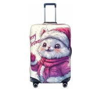 Merry Christmas No.101 - Fundas protectoras elásticas para equipaje de 45,7 a 81,3 cm, Black, S