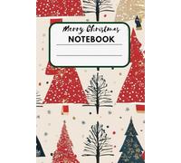 Merry Christmas Notebook 6x9: 100 Lined Pages For Home, School / Diary As A Gift / For The Office And Work / Perfect For Teenagers And Children.