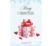 Merry Christmas Notebook - Christmas Gift with Red Hearts Edition: Festive Holiday Notebook | 100 Lined Pages | Ideal Christmas Gift for Kids, Students & Adults | 6" × 9" Softcover