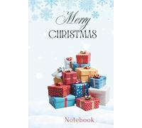 Merry Christmas Notebook - Colorful Christmas Gifts from Santa Edition: Festive Holiday Journal with Christmas Gift Illustration | 100 Lined Pages | ... Christmas Gift for Kids, Teens & Adults