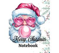 Merry Christmas Notebook: Festive Christmas Notebook in Grid - Cozy Holiday Journal for Notes, Ideas and Gift Giving
