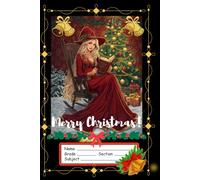 Merry Christmas Notebook for Girls - Limited Holiday Edition!: Cute festive Journal - the perfect Christmas gift for creative girls